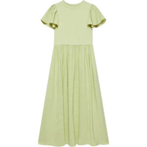 Mint Velvet Green Jersey Ruffle Midi Dress